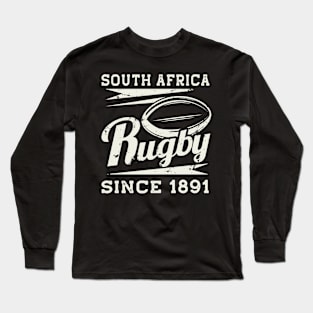 Vintage South Africa Rugby Since 1891 Long Sleeve T-Shirt